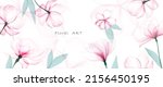 Abstract Floral Art Background...