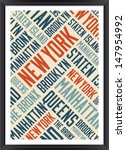 New York Boroughs Words Cloud...