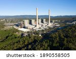 Aerial view of Eraring coal-fired power station, Australia