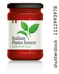 Italian Pasta Sauce Jar  With...