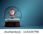 3d Render Of Snow Globe With...