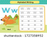 Alphabet Letter W Wolf Exercise ...