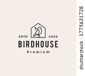 Bird House Hipster Vintage Logo ...