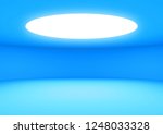 blue empty space.3d... | Shutterstock . vector #1248033328