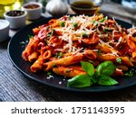 Penne With Sausages  Tomato...