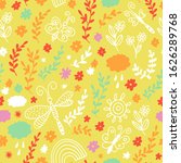 seamless flowers pattern ... | Shutterstock .eps vector #1626289768