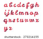 ribbon script font | Shutterstock .eps vector #273216155