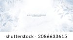 winter background design with... | Shutterstock .eps vector #2086633615