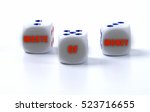 Small photo of Waste of Money words on 3 red dice to illustrate wasteful spending or unwise purchase