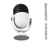wireless futuristic microphone... | Shutterstock . vector #2128553498