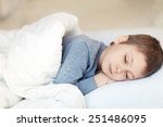 Portrait Of Cute Sleeping Boy