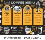 restaurant coffee menu design.... | Shutterstock .eps vector #1935763042