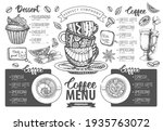 restaurant coffee menu design.... | Shutterstock .eps vector #1935763072
