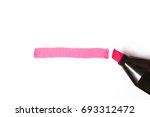 Pink highlighter line