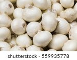 white onions on a market