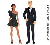 Paper Dolls  Mixed Race Couple  ...
