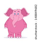  Cute Pink Elephant