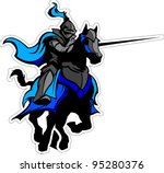 Knight With Armor Riding A...