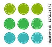eco green badges and labels.... | Shutterstock .eps vector #1272136972