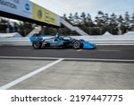 Small photo of September 03, 2022 - Portland, OR, USA: SCOTT MCLAUGHLIN (3) of Christchurch, New Zealand comes onto pit road during a practice session for the Grand Prix of Portland at the Portland International Rac