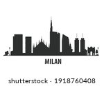 milan city skyline   cityscape... | Shutterstock .eps vector #1918760408