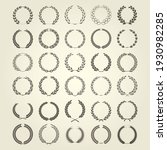 laurel wreaths icon collection... | Shutterstock .eps vector #1930982285