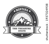 montana mountains badge ... | Shutterstock .eps vector #1937324938
