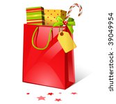 Photo of Christmas shopping bag and bow | Free christmas images