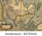 Antique Map Of Asia   Antique...