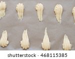 choux pastry swans | Shutterstock . vector #468115385