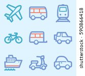 vacation and transport vector... | Shutterstock .eps vector #590866418