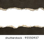 Torn Paper Borders Isolated On...