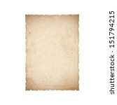 sheet of old paper. vector eps10 | Shutterstock .eps vector #151794215