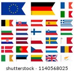collection of flags from all... | Shutterstock .eps vector #1140568025