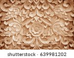 Pattern Of Flower Carved On...