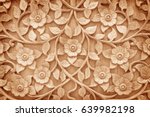 Pattern Of Flower Carved On...