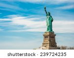 The Statue Of Liberty In New...