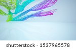 abstract wire smooth... | Shutterstock . vector #1537965578