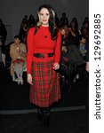 Small photo of Kate Nash at the Ashish catwalk show as part of London Fashion Week AW13, Somerset House, London. 19/02/2013 Picture by: Steve Vas