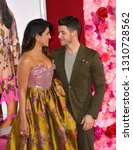 Small photo of LOS ANGELES, CA. February 11, 2019: Priyanka Chopra & Nick Jonas at the premiere of "Isn't It Romantic" at The Theatre at Ace Hotel. Picture: Paul Smith/Featureflash