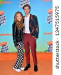 Small photo of LOS ANGELES, CA. March 23, 2019: Jace Norman & Shelby Simmons at Nickelodeon's Kids' Choice Awards 2019 at USC's Galen Center. Picture: Paul Smith/Featureflash