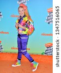 Small photo of LOS ANGELES, CA. March 23, 2019: JoJo Siwa at Nickelodeon's Kids' Choice Awards 2019 at USC's Galen Center. Picture: Paul Smith/Featureflash