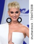 Small photo of LOS ANGELES, CA - August 27, 2017: Katy Perry at the 2017 MTV Video Music Awards at The "Fabulous" Forum