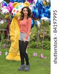 Small photo of Sugababe Amelle Berrabah celebrating the launch of BBC Children in Need POP Goes the Musical, at Kensington Roof Gardens, west London. 31/08/2011 Picture by: Alexandra Glen / Featureflash