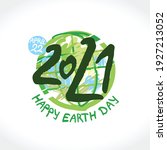 happy earth day 2021. april 22. ... | Shutterstock .eps vector #1927213052