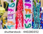 colorful paper decoration near... | Shutterstock . vector #440280352
