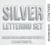gray silver   typeset for calm... | Shutterstock .eps vector #1725674302