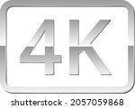 silver metall ultra hd 4k... | Shutterstock .eps vector #2057059868