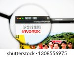 Small photo of Los Angeles, California, USA - 25 January 2019: Inventec website homepage. Inventec logo visible on display screen.