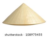 Straw Traditional Hat Isolated...